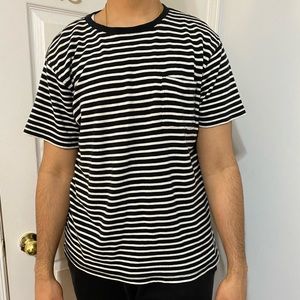 Black and White Striped T-Shirt